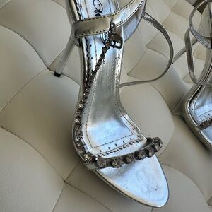 Silver heels